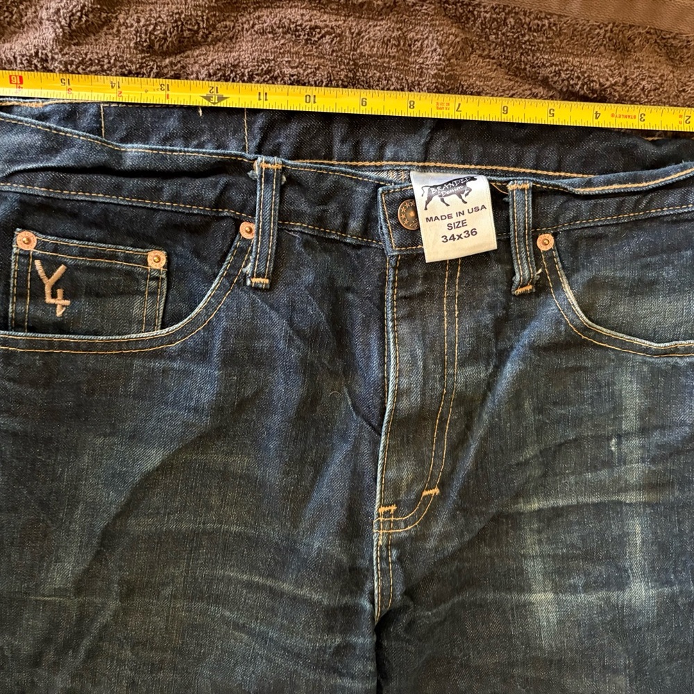 Men's Dark Blue Relaxed JeansBranded Denim 101 jeans 34x36